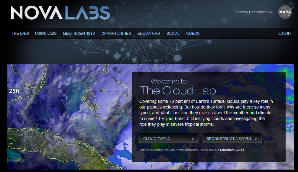 NOVA cloud lab screenshot