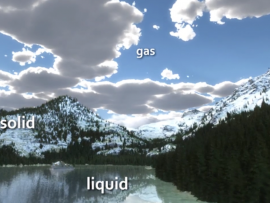 Screenshot from water cycle movie