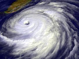 hurricane from space