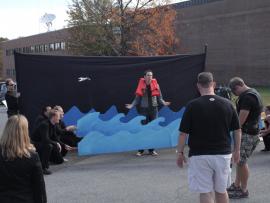 Filming "For Good Measure"
