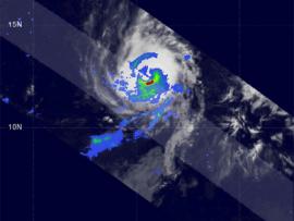 TRMM image of a tropical cyclone