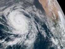Photo of hurricane from space