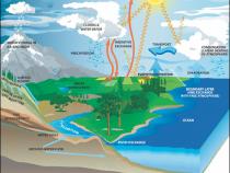 Diagram of the water cycle from NASA Earth Science