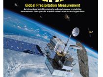GPM Poster showing the GPM core observatory and constellation satellites