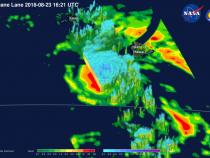 GPM overpass of Hurricane Lane