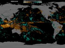 IMERG average precipitation map