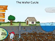 Screenshot from the water cycle animation