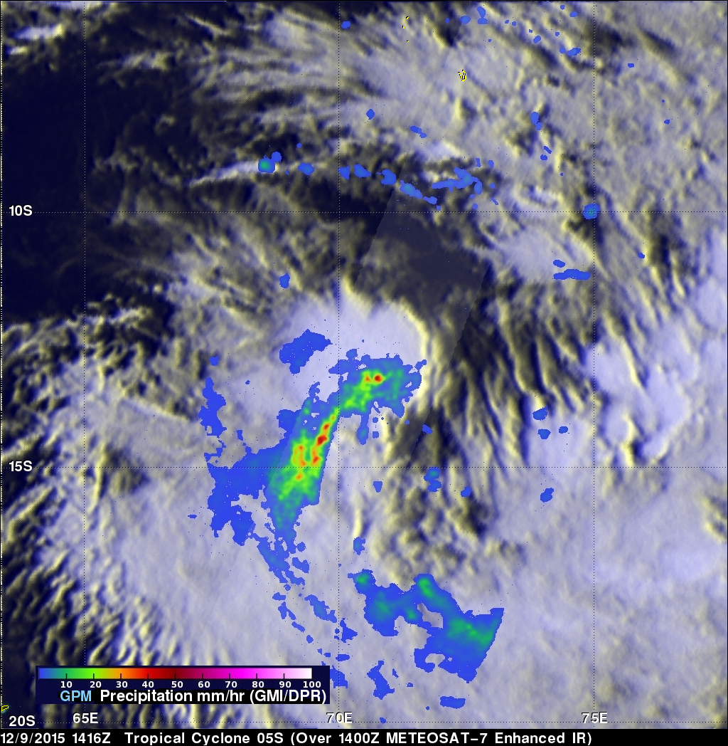 Tropical Cyclone 05S Viewed By GPM
