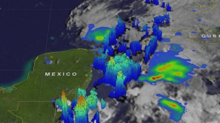Forming Subtropical Storm Alberto Examined With GPM 