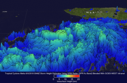 Tropical Storm Aletta Forms In Eastern Pacific