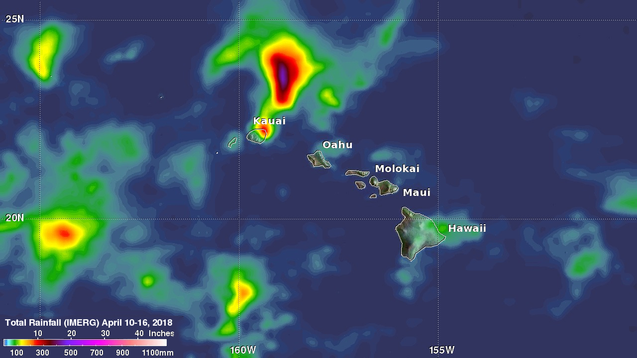 GPM Data Used to Evaluate Hawaii's Flooding Rainfall
