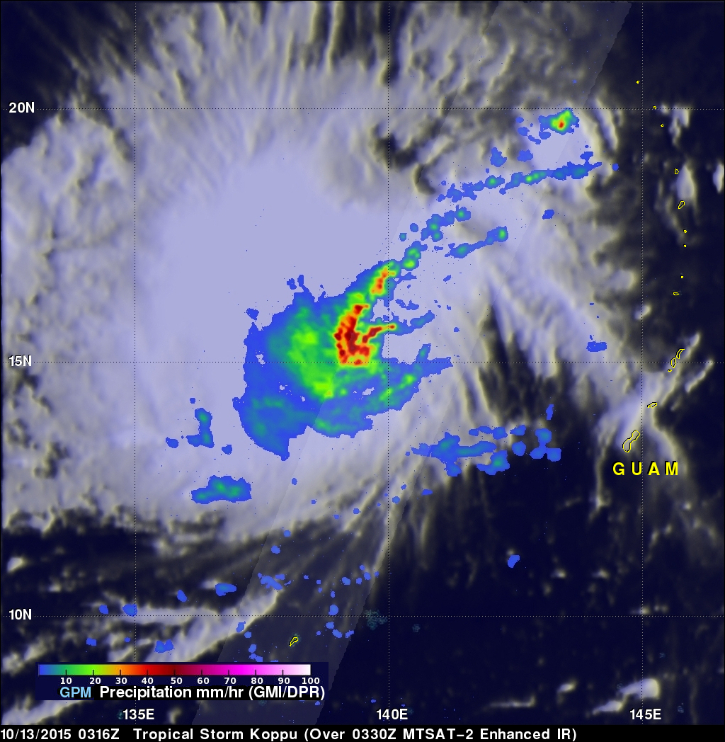 Tropical Storm Koppu Heads Toward The Philippines
