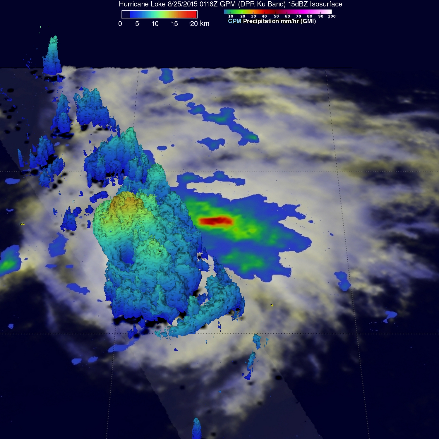 Hurricane Loke Viewed By GPM