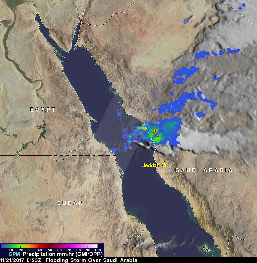 GPM Views Severe Rain Storms Over Western Saudi Arabia NASA Global