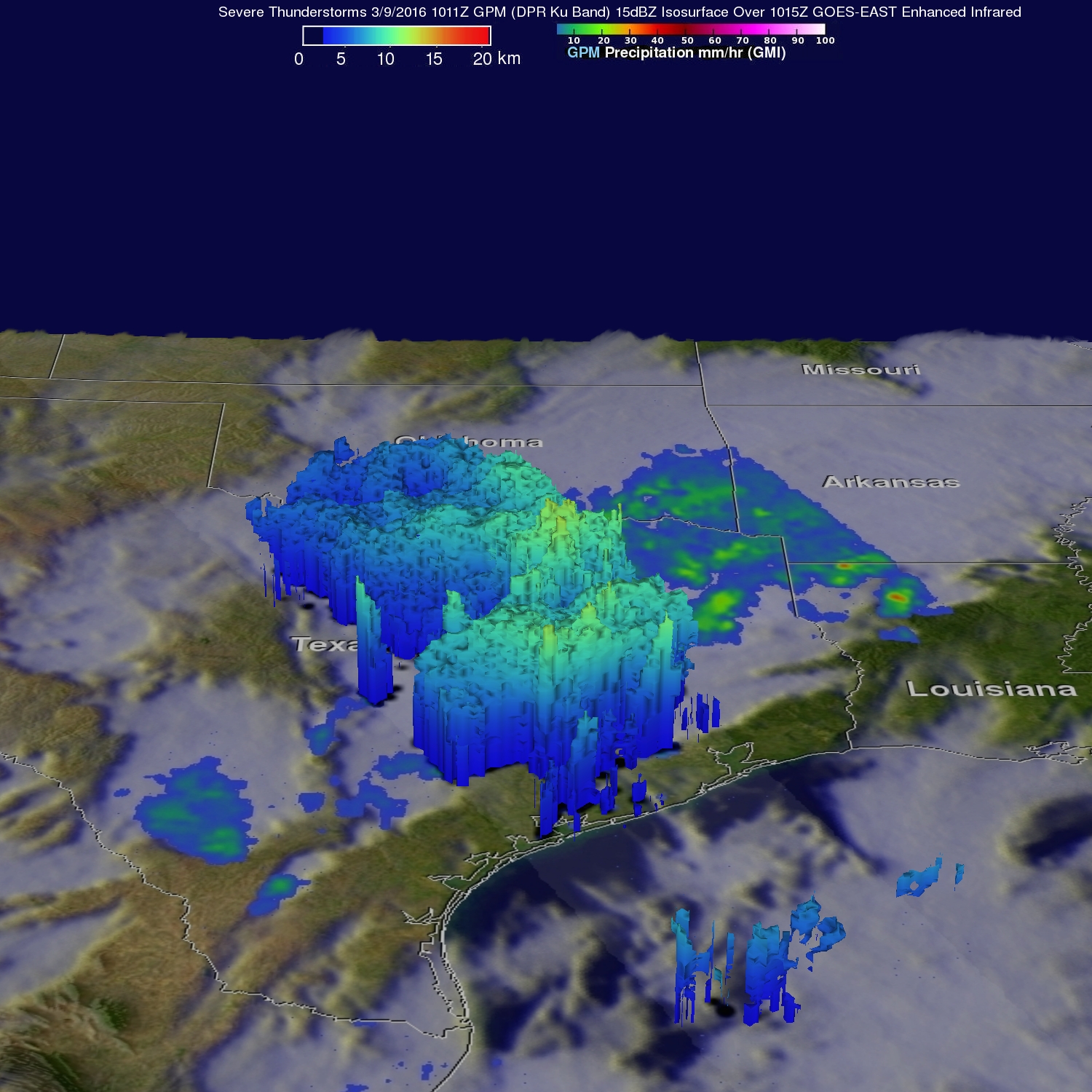 GPM Views Severe Weather And Heavy Rain 