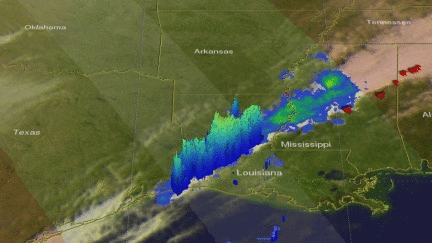 GPM Sees Deadly Tornadic Storms Moving Through The Southeast 