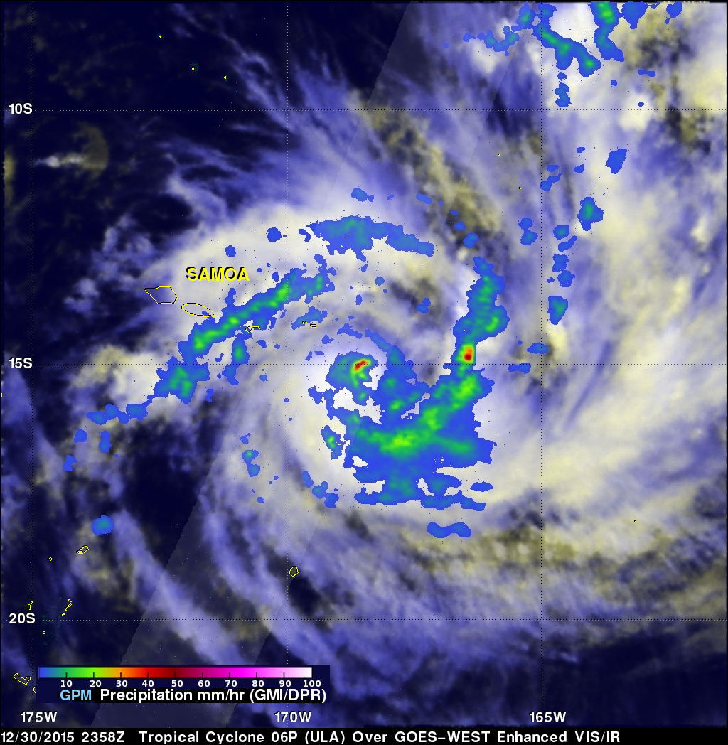 GPM Sees More Powerful Tropical cyclone 06P (ULA) 