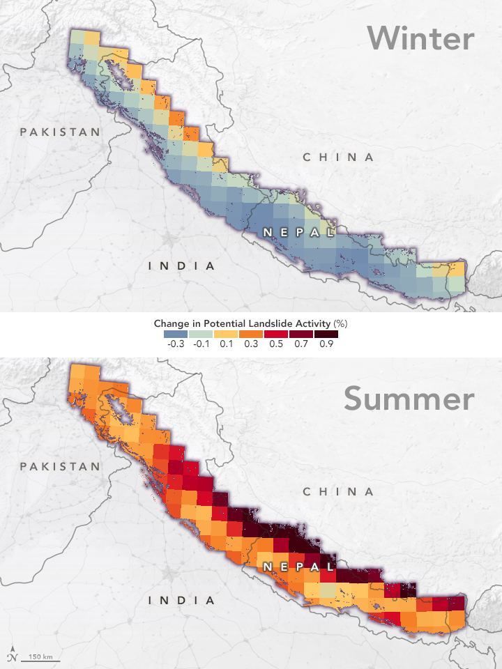 Landslide risk in high mountain asia.
