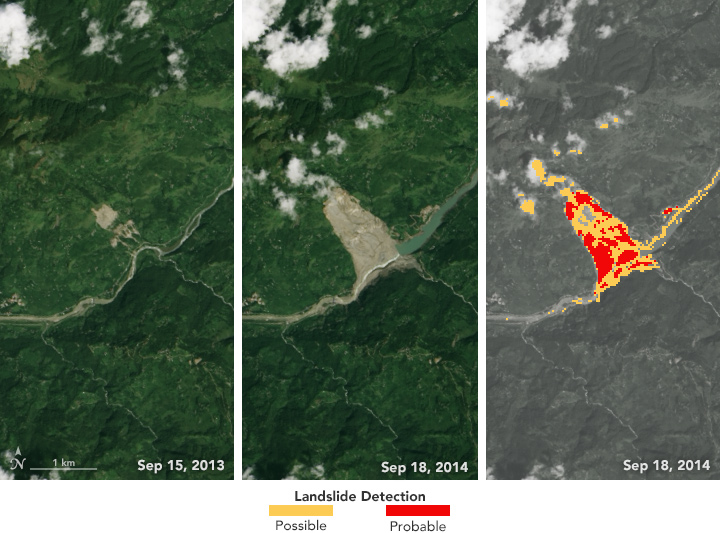 Automating the detection of landslides
