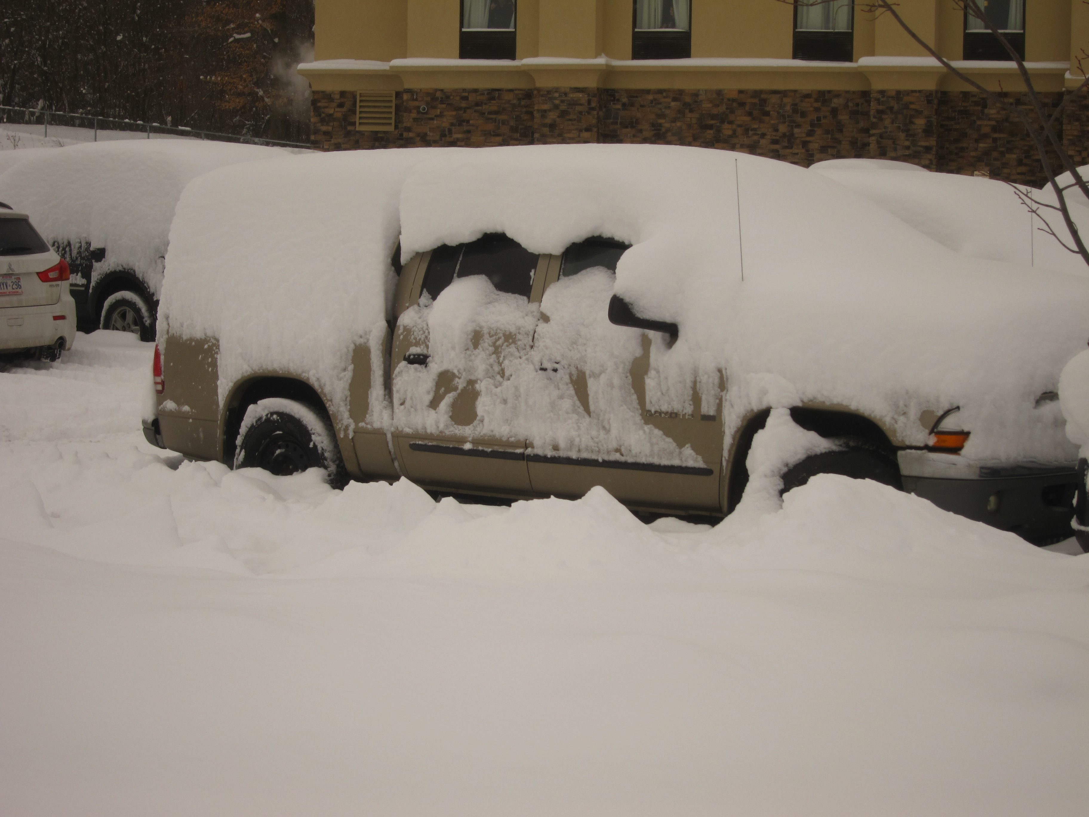 Car Buried in Snow
