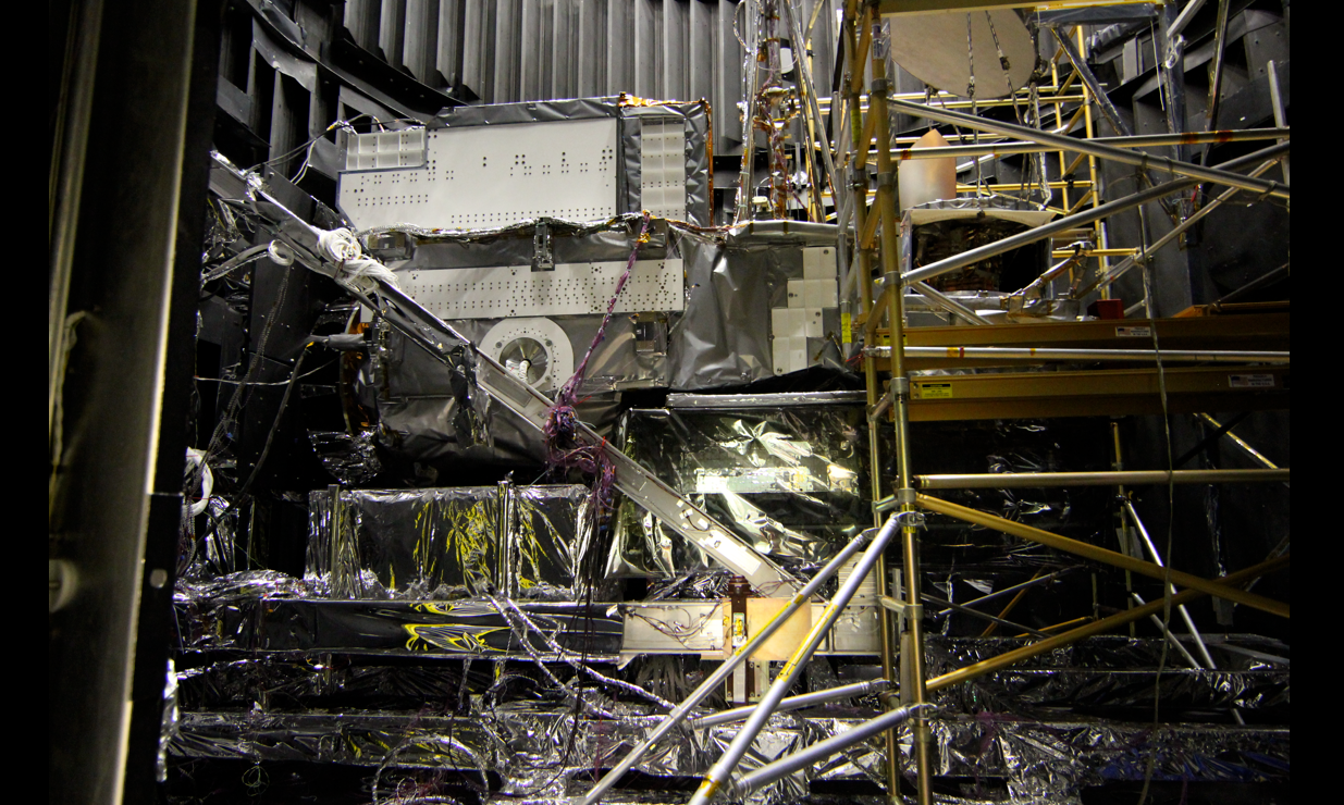 Removing the GPM Core Observatory from the Thermal Vacuum Chamber