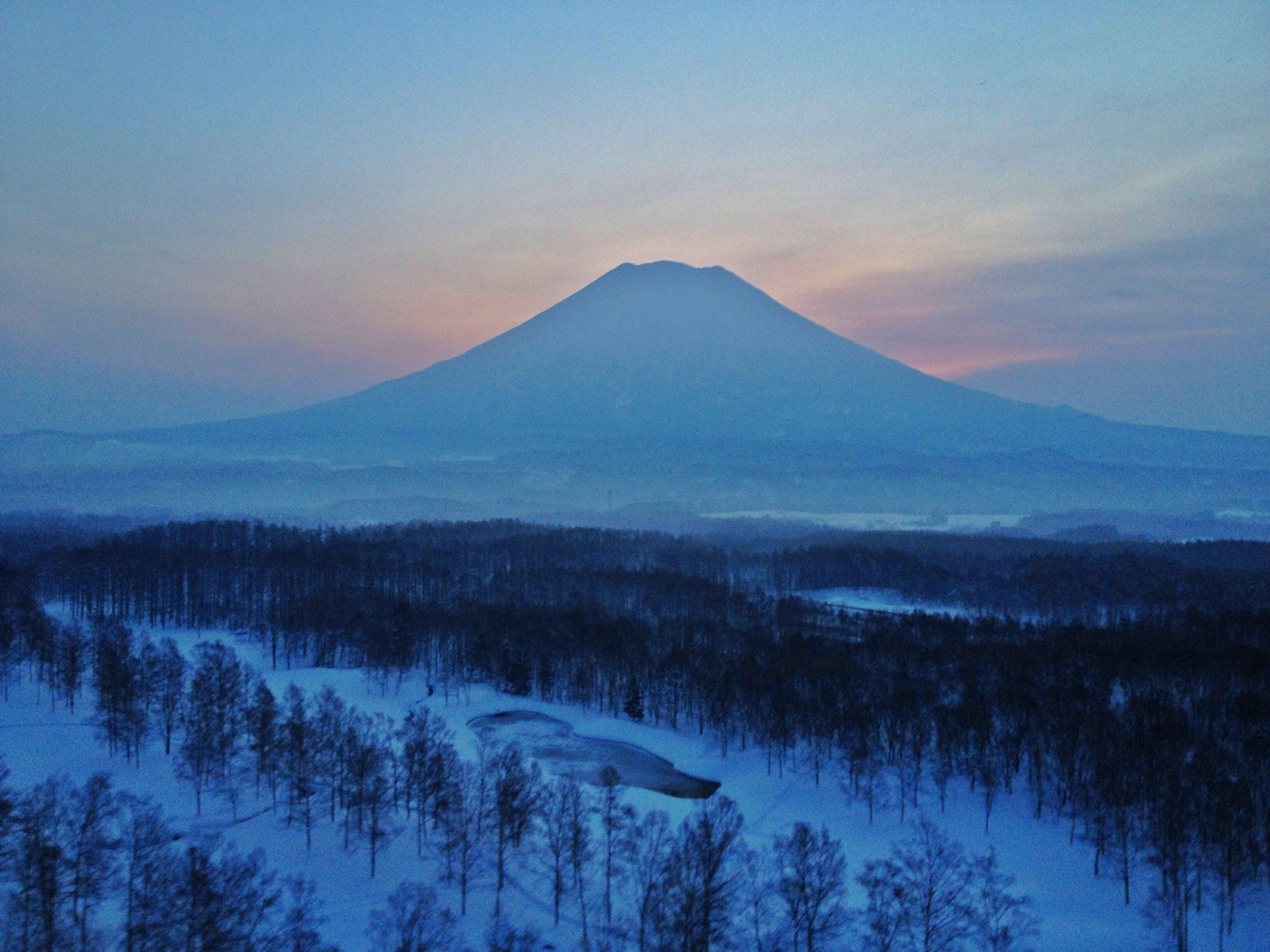 Sunrise on Mount Yotei, by Kristin