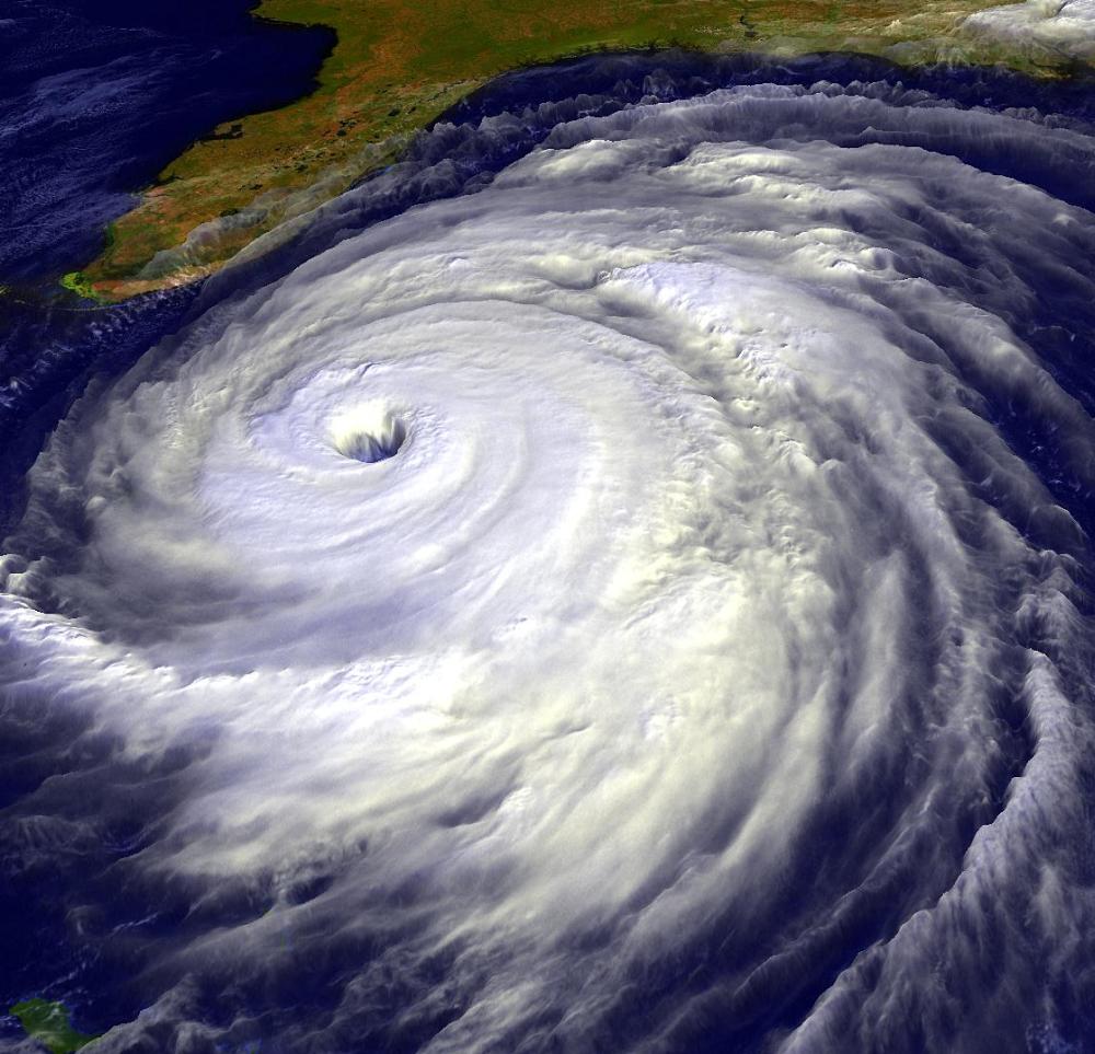 Visualization of hurricane Floyd