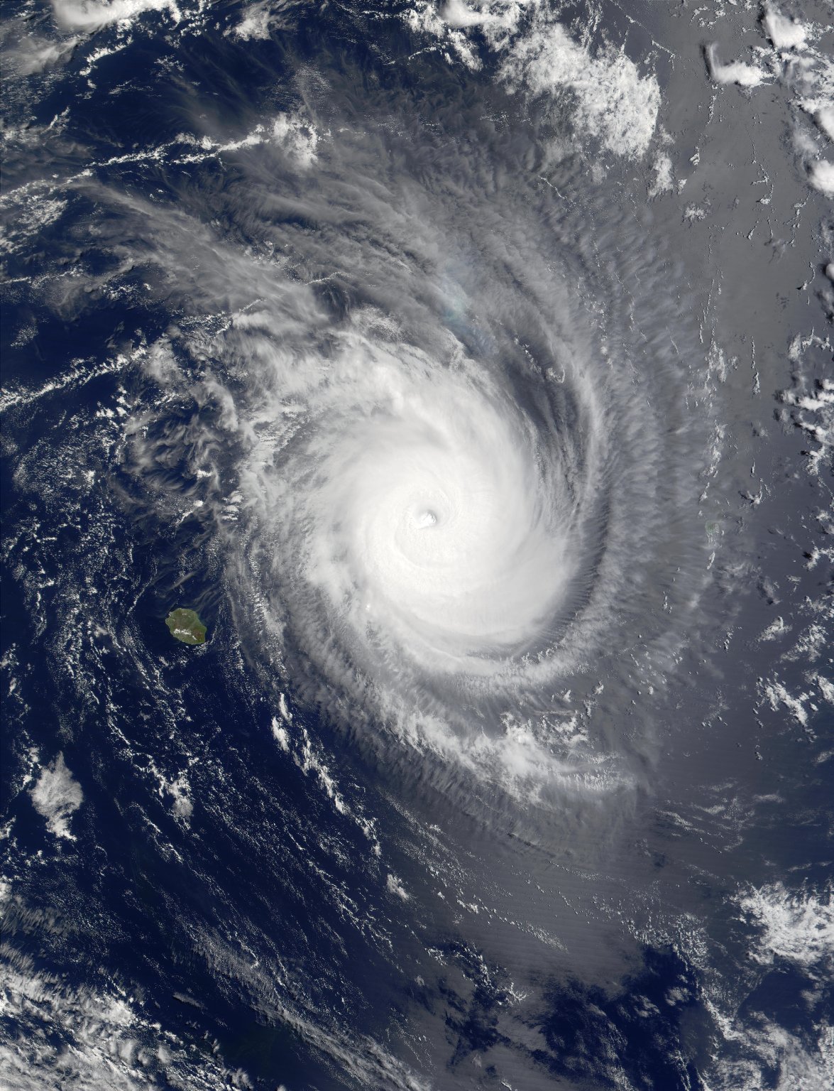 Satellite Image of Hurricane Guillaume