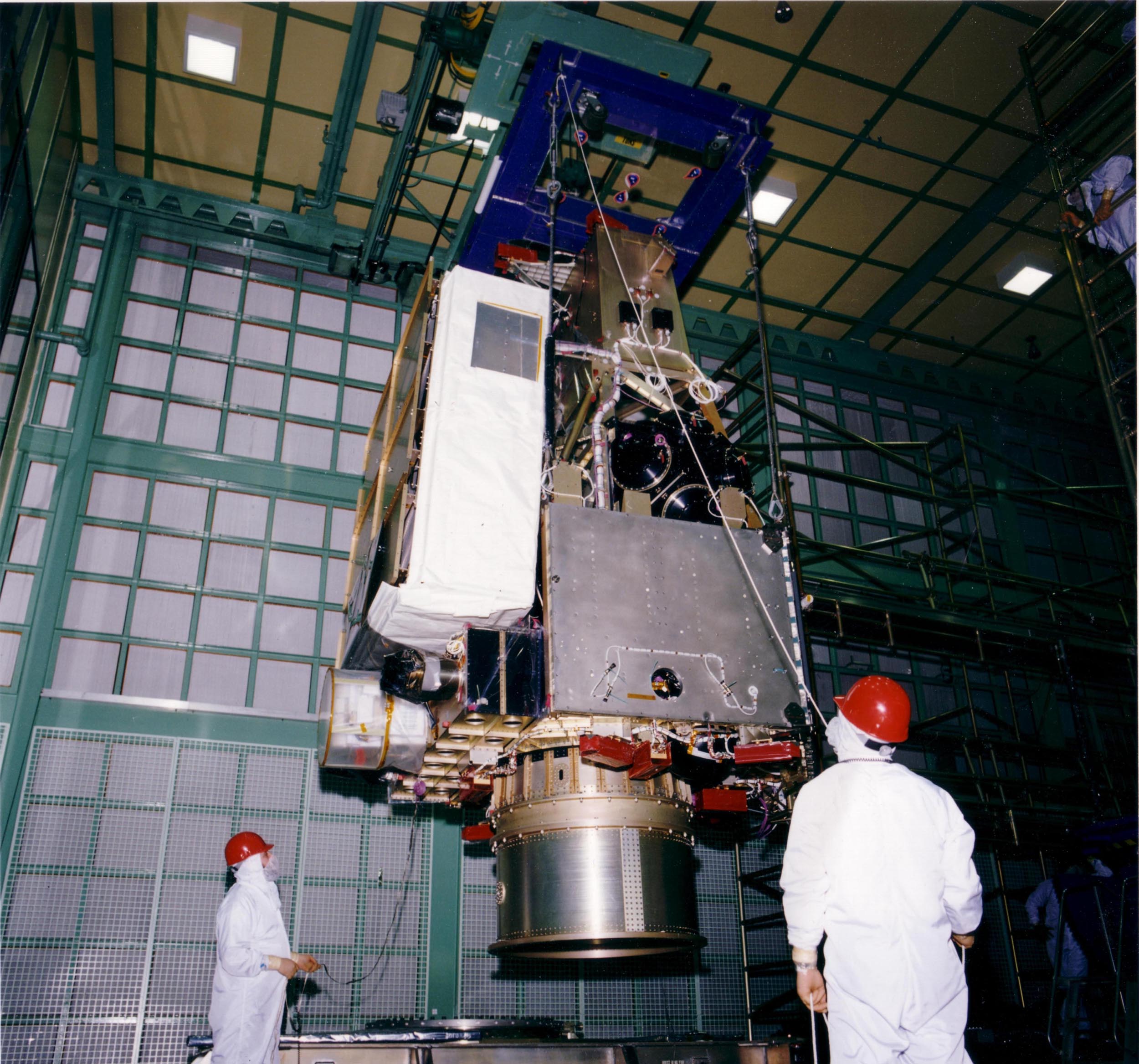 TRMM Satellite Assembly