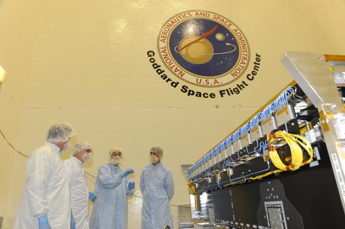 NASA and JAXA scientists examine the DPR