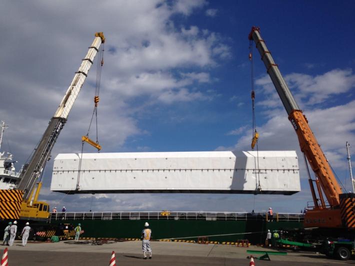 GPM's Launch Vehicle Arrives at Tanegashima Space Center