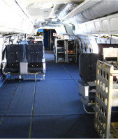 Interior of the DC-8 used in GCPex