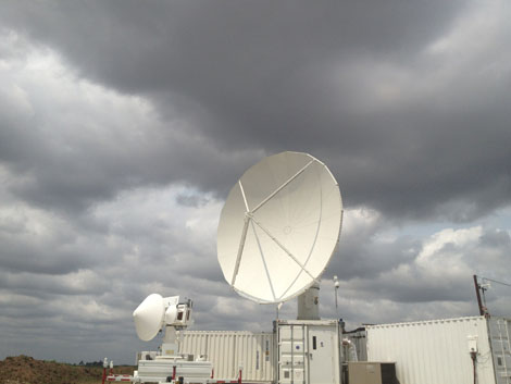 Development of low storm clouds in the atmospheric mixing layer over the NPOL and D3R radars on June 12, 2013 at ~12:00 p.m. CDT. Credit: Walt Petersen /NASA . 