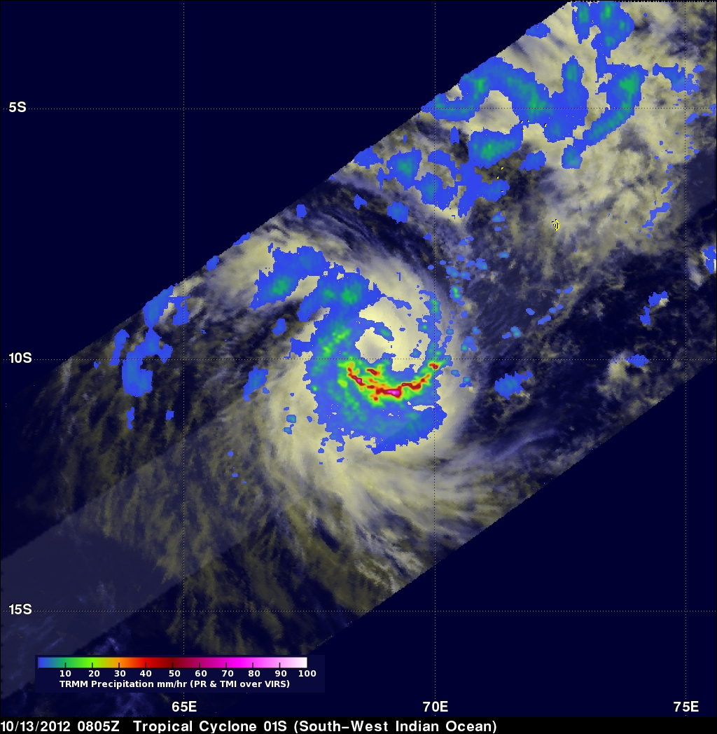 Tropical Cyclone Anais (01S) Intensifying 