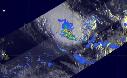 TRMM image of tropical cyclone 15S