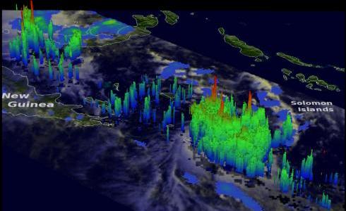 TRMM radar image of 21P