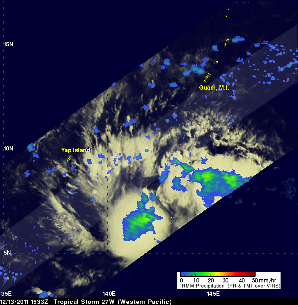 Tropical Storm 27W Forming  NASA Global Precipitation Measurement Mission