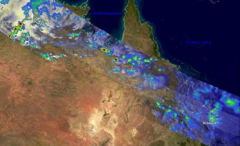 TRMM image of Australian Monsoon