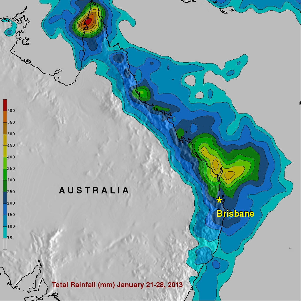 Extreme Rainfall Causes Flooding Over Eastern Australia