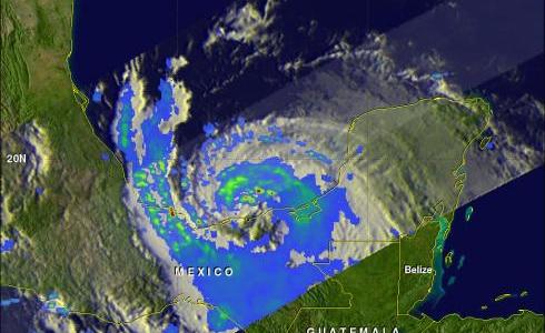 TRMM image of Ernesto