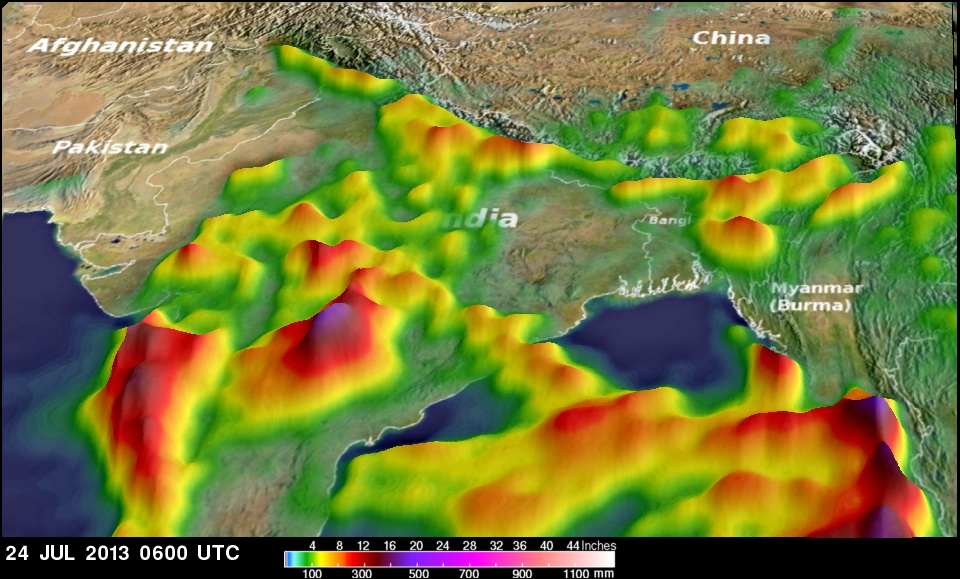 Extreme India Monsoon Rainfall Analyzed 