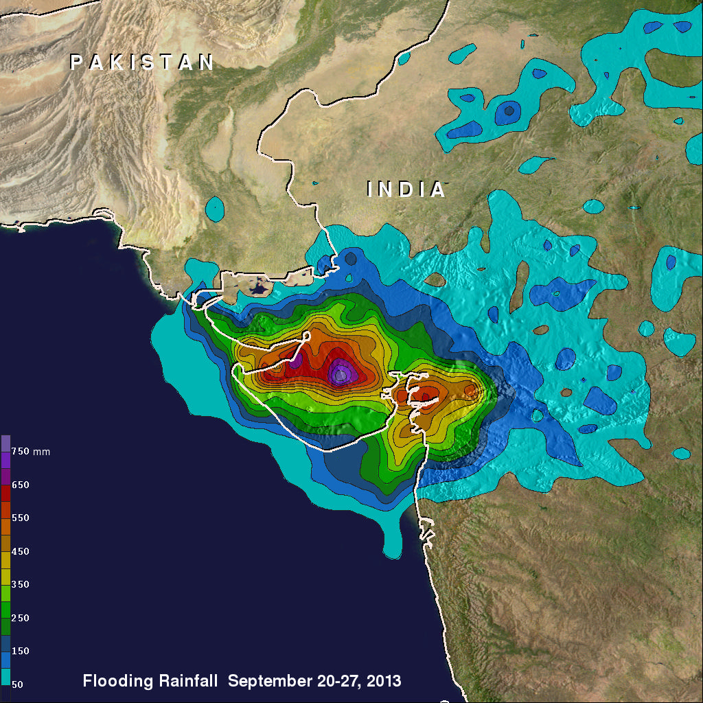 Western India's Intense Monsoon Rain