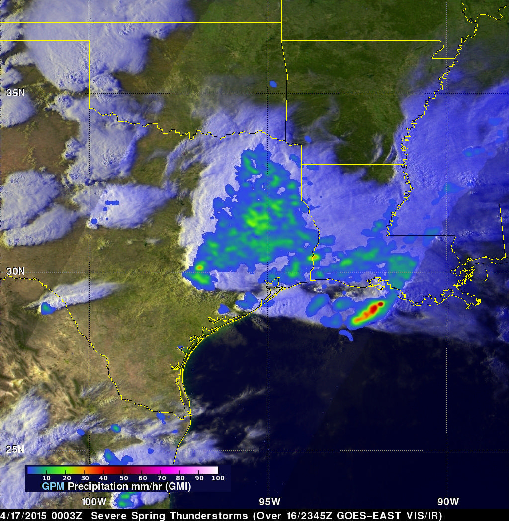 A GPM View of Tornado Spawning Thunderstorms