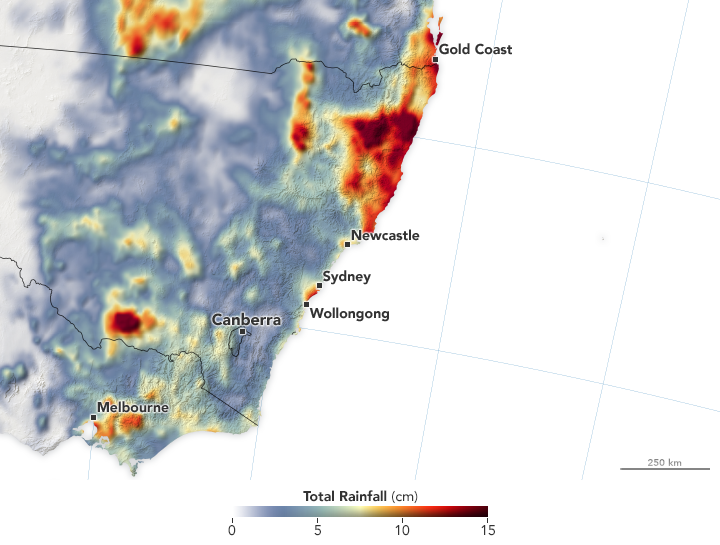 IMERG rainfall map of Australia