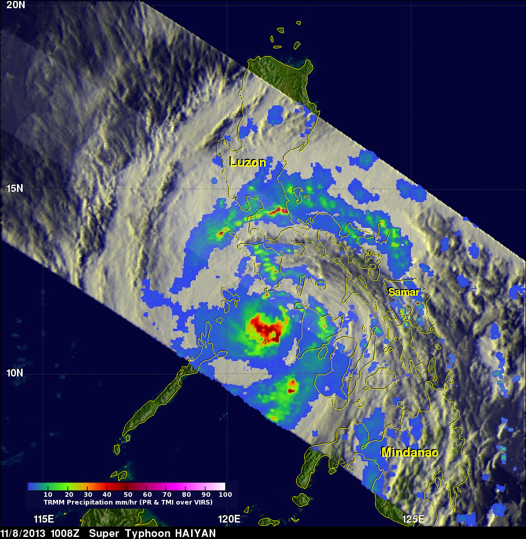 Super-typhoon Haiyan hits the Philippines