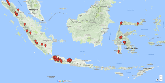 INDONESIA HYDRO™ CONSULT project locations throughout Indonesia 