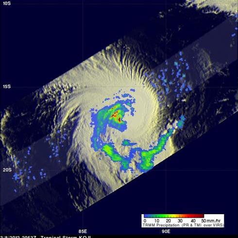 TRMM radar image of Koji