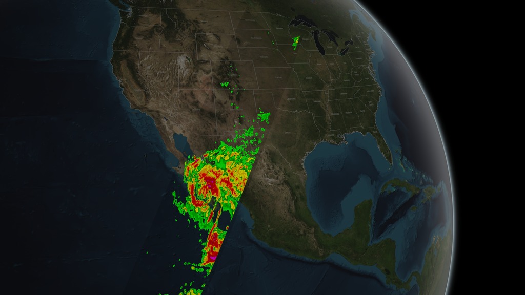 GPM data from Hurricane Odile