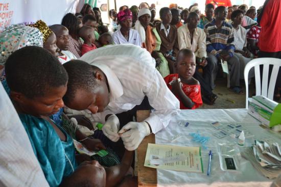 Malaria Testing in Uganda