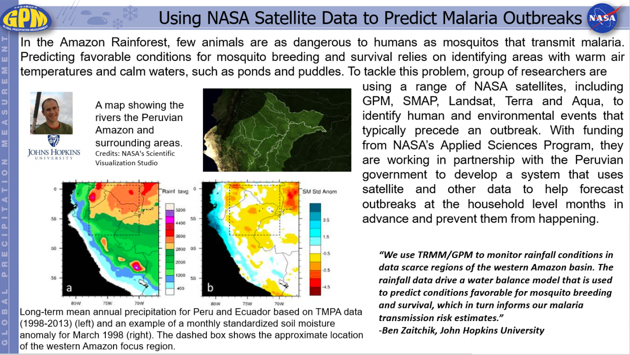 Using NASA Satellite Data to Predict Malaria Outbreaks